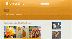 Desktop Screenshot of biercuisine.nl