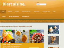 Tablet Screenshot of biercuisine.nl